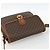 Céline Borsa a Spalla in Tela Macadam CELINE in Pelle PVC Marrone Oro Auth ka2871 D'oro - vista 6