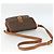 Céline Borsa a Spalla in Tela Macadam CELINE in Pelle PVC Marrone Oro Auth ka2871 D'oro - vista 7
