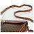 Céline Borsa a Spalla in Tela Macadam CELINE in Pelle PVC Marrone Oro Auth ka2871 D'oro - vista 8