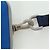 LOEWE Pochette in Tela Blu Argento Auth LNZ470M - vista 8
