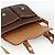 Céline Borsa a Spalla in Tela Macadam CELINE in Pelle PVC Marrone Oro Auth bs33742 D'oro - vista 18