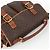 Céline Borsa a Spalla in Tela Macadam CELINE in Pelle PVC Marrone Oro Auth bs33742 D'oro - vista 6