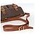 Céline Borsa a Spalla in Tela Macadam CELINE in Pelle PVC Marrone Oro Auth bs33742 D'oro - vista 8