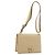 Borsa a Spalla Gancini in Pelle Beige Oro Auth 171532 di Salvatore Ferragamo