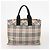 Borsa in nylon Burberry Nova Check Blue Label 5 pezzi Nero Blu Auth fm5240 Beige - vista 13