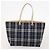 Borsa in nylon Burberry Nova Check Blue Label 5 pezzi Nero Blu Auth fm5240 Beige - vista 17