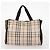 Borsa in nylon Burberry Nova Check Blue Label 5 pezzi Nero Blu Auth fm5240 Beige - vista 22