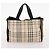 Borsa in nylon Burberry Nova Check Blue Label 5 pezzi Nero Blu Auth fm5240 Beige - vista 23