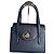 Vintage Courreges Lederhandtasche Marineblau
