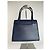 Vintage Courreges Lederhandtasche Marineblau - Ansicht 12