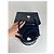 Vintage Courreges Lederhandtasche Marineblau - Ansicht 4
