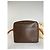 Céline Vintage Celine Paris Triomphe Monogramm Leder Schultertasche Braun - Ansicht 7