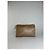 Céline Clutch in pelle beige e marrone con logo Triomphe Cariage di Celine Paris vintage - vista 2