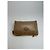 Céline Clutch in pelle beige e marrone con logo Triomphe Cariage di Celine Paris vintage - vista 7