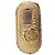 Accendino ovale a strisce a zigzag Cartier Gold hardware - vista 2