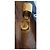 Accendino ovale a strisce a zigzag Cartier Gold hardware - vista 4