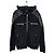 Balmain by Olivier Rousteing 2010s Leather Biker Zip-Hoodie