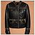 Gucci Lederjacke Schwarz - Ansicht 3