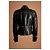 Gucci Lederjacke Schwarz - Ansicht 4