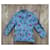 Giacca Givenchy blu in cotone e lino  - vista 7