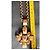 Collana pendente croce Chanel dorata D'oro - vista 5