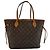 Borsa Louis Vuitton Neverfull MM Monogram Canvas Marrone Monogramma