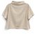 Autre Marque Blusa Skall Studio a maniche corte in lino e cotone