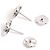 Bulgari Bvlgari 18K White Gold Bvlgari Bvlgari 1P Diamond Earrings Silvery - view 2