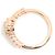 Autre Marque 750PG Ponte Vecchio Blumen-Diamantring Golden - Ansicht 2