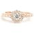 Autre Marque 750PG Ponte Vecchio Blumen-Diamantring Golden - Ansicht 4