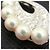 Collana in perle e diamanti con motivo piuma in oro bianco K14 Mikimoto Argento - vista 9