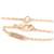 Van Cleef & Arpels 18K Pink Gold Perlee Small Diamond Necklace Golden  - view 6