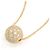 Collana a sfera in diamante in oro giallo K18 Mikimoto D'oro
