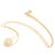 Collana a sfera in diamante in oro giallo K18 Mikimoto D'oro - vista 2
