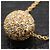 Collana a sfera in diamante in oro giallo K18 Mikimoto D'oro - vista 7