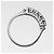 Autre Marque Pt900 Platin 5P Diamantring Silber - Ansicht 11