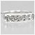 Autre Marque Pt900 Platin 5P Diamantring Silber - Ansicht 6