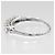 Autre Marque Pt900 Platin 5P Diamantring Silber - Ansicht 8