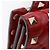 Borsa a Spalla in Pelle Rockstuds Valentino Garavani Rosso - vista 8