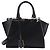 Fendi Petit 2Jours Leder 2way Tasche Schwarz
