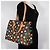 OnTheGo MM Monogram Vernis Tote Bag Louis Vuitton LV×YK Braun Mehrfarben - Ansicht 12