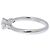 Autre Marque Pt900 Platin-Diamantring Silber - Ansicht 5
