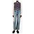 Frame Denim Blaue Le Jane Ankle-Jeans - Größe UK 6 - Ansicht 2