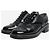Chanel Schwarze Lackleder-Brogues - Größe EU 38.5 (UK 5.5) - Ansicht 2