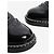 Chanel Schwarze Lackleder-Brogues - Größe EU 38.5 (UK 5.5) - Ansicht 5
