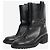 Chanel Schwarze Lederstiefel - Größe EU 38,5 (UK 5,5) - Ansicht 2