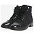 Chanel Botas de tweed negro - talla EU 38,5 (UK 5,5) - vista 2