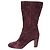 Chanel Botas de ante moradas - talla EU 40 (UK 7) Púrpura
