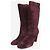 Chanel Botas de ante moradas - talla EU 40 (UK 7) Púrpura - vista 2