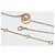 Bulgari Colar BVLGARI B.zero1 em ouro rosa Au750 e cerâmica branca Branco Dourado - vista 4